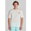 Gant Washed Graphic SS T-Shirt biele