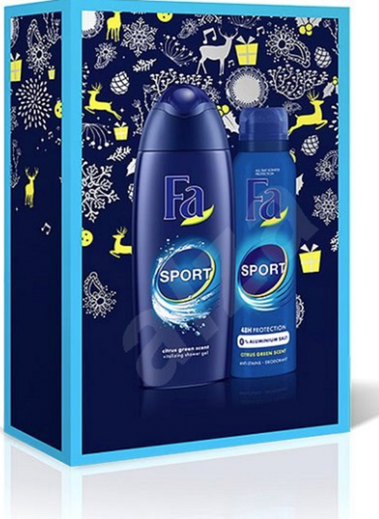 Fa Man Sport sprchový gél 250 ml + deospray 150 ml darčeková sada