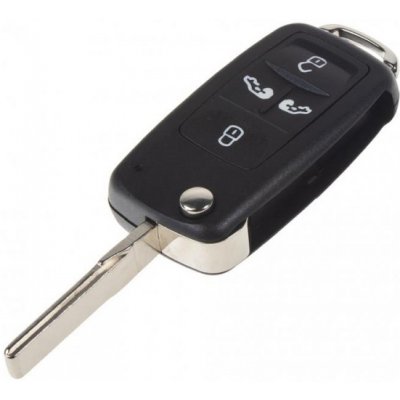 STU Náhradný kľúč VW Sharan, Multivan, Caravelle, 4-tlačidlový, 433MHz, 7N0 837 202K
