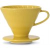 Hario keramický dripper V60-02 žlutý + 40 filtrů