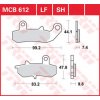 TRW brzdove platničky TRW MCB612SH