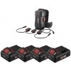 Parkside Performance® Nabíjací ruksak na akumulátory 20 V/40 V + Smart akumulátor 20 V/4 Ah Paps 204 B1, 4 kusy (800012696)