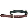 COBBYS PET Obojok z brúsenej pravej kože ružový podšitý pravou čiernou kožou 20mm/50cm