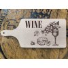 Drevená doska na krájanie Wine 2