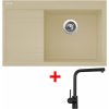 Sinks RIM 780 P Sahara + Elka čierna matná G6350