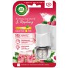 Air Wick elektrický osviežovač vzduchu strojček a náplň Ružový sekt a maliny 19 ml