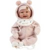 Llorens 84480 New Born - realistické bábätko so zvukmi a mäkkým látkovým telom - 44 cm 8426265844807