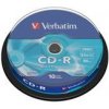 VERBATIM CD-R 700MB, 52x, spindle 10 ks