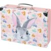 BAAGL Skladací školský kufrík Bunny s kovaním