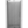 Mexen Velar L, posuvné sprchové dvere do otvoru 110 cm, 8mm číre sklo, grafit brúsený, 871-110-003-01-66