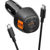 Spigen Essential 113W nabíjačka do auta EV1133, čierna (ACP09543)