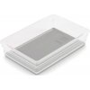 Curver Sistemo 9 Organizér 39 x 24 x 5 cm transparentný/sivá 10018-A94