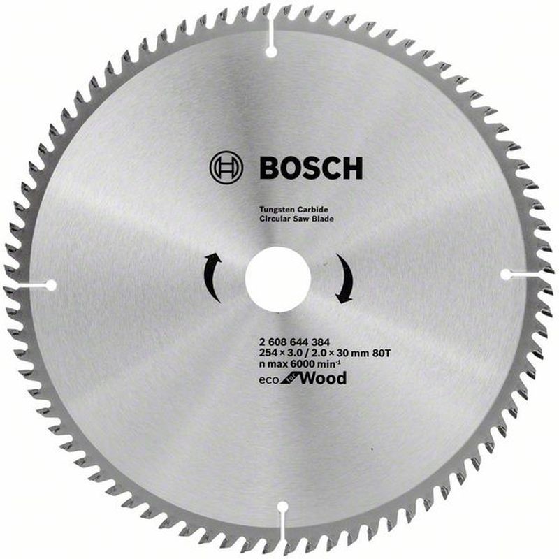 BOSCH Pílový kotúč Eco for Wood, 254 mm 2608644384