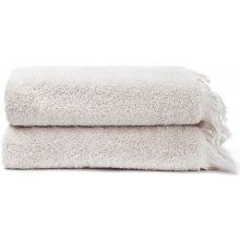 Bonami Selection Súprava 2 krémových uterákov 50 × 90 cm