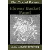 Flower Basket Panel Filet Crochet Pattern: Complete Instructions and Chart