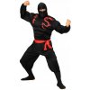 Kostým super ninja červený PAS paker M