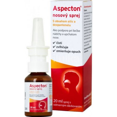 Aspecton nosný sprej s obsahom silíc a dexpantenolu 20 ml