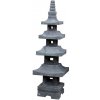 Indonézia Lávová lampa pagoda 4 strechy 80 cm