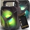 PRENOSNÝ BLUETOOTH REPRODUKTOR BOOMBOX RGB USB TF KARTA AUX 400W