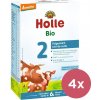 4x HOLLE Mlieko bio pokračovacie 2, 6m+ 600 g VP-F171731