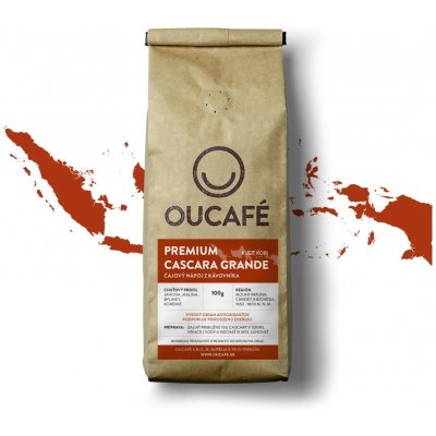 OUCAFÉ Cascara z Indonézie 100 g