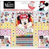 Samolepkový set s omalovánkami a voskovkami Minnie