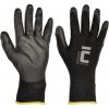 Cerva Rukavice nylónové BUNTING BLACK, veľ. 8/M