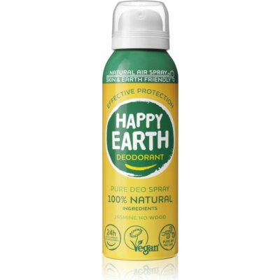 Happy Earth 100% Natural Deodorant Air Spray Jasmine Ho Wood Jasmine Ho Wood 100 ml