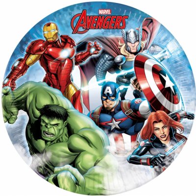 Procos Papierové taniere Avengers Infinity 23 cm