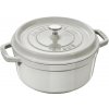 Staub Cocotte hrniec okrúhly 20 cm 2,2 l biela hľuzovka