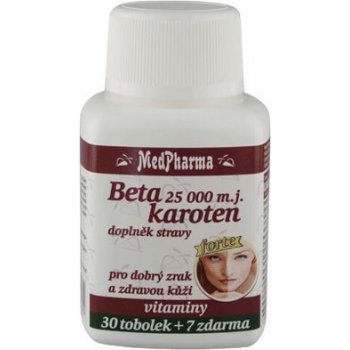 MedPharma Beta karoten 25 000 m.j. Pant.+PABA 37 tabliet