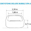 Intex 28452 Bubble Greystone Deluxe 6 AP