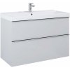 Elita Look skrinka 100x44.9x63.5 cm závesná kúpeľňová skrinka pod umývadlo sivá RE011000027040