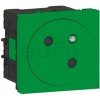Legrand Mosaic Link Zásuvka 2P+T, 2 moduly, zelená
