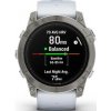 Inteligentné hodinky Garmin epix Pro (Gen 2) Sapphire - 51 mm - Titan / Whitestone Silicone Band (010-02804-11)