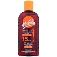 Malibu Dry Oil Gel With Carotene SPF15 vodoodolný olejový gél na opaľovanie s karoténom 200 ml