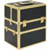 Kozmetický kufrík XXL Black-Gold