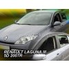 Deflektory na Renault Laguna III, 5-dverová (+zadné), r.v.: 2007 -