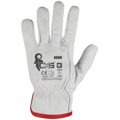 Celokožené pracovné rukavice CXS Bono, veľ. 8