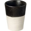 Costa Nova Hrnček bez ucha Notos pieskový čierny 6 x 270 ml
