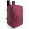 Batoh na príručnú batožinu Zellia Hz-104 bordový Vizz Air Ryanair - prešívaný - vodoodpudivý 40 X 25 X 20 Cm