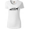 Karate Evolúcia - kop - Dámske tričko z organickej bavlny Origin (GOTS) - 2XL ( Biela )