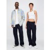 GAP Nohavice Baggy Parachute Unisex Tmavomodrá M