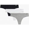 3 PACK nohavičiek Atlantic 3CLP-005 - čierna-biela-šedá melanž / XL