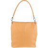 NovaKabelka.sk Fiora Arancione Pallido kožená talianska kabelka oranžová