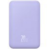 Baseus P10022107513-00 fialová / Powerbanka / 5000mAh / USB-C / MagSafe / 20W (P10022107513-00)