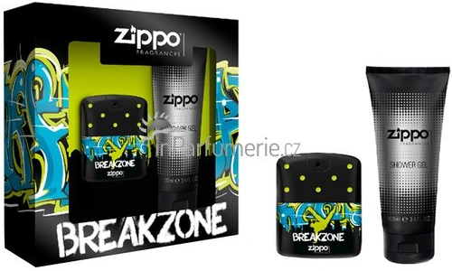 Zippo Fragrances Breakzone EDT 40 ml + sprchový gél 100 ml pre mužov darčeková sada