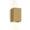 Wever & Ducré Obdĺžnikové nástenné prisadené svietidlo BOX WALL SURF 4.0 LED 1800-3000K M Tree šampanské (34124LM9)