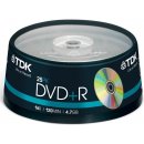 TDK DVD+R 4,7GB 16x, 25ks