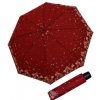 DERBY Hit Mini Crystals - dámský skládací deštník červená 70065PR02